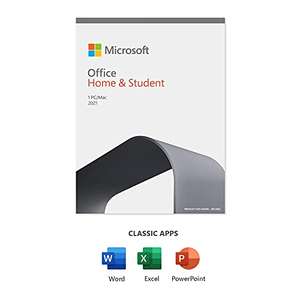 Microsoft Office 2021 Home and Student for MAC or PC (1 user)