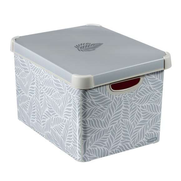 Curver Plastic Deco boxes £4 Free Click and collect in Selected Stores @ Dunelm