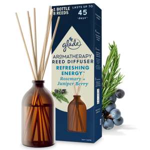 Glade Aromatherapy Reed Diffuser Refreshing Energy with Rosemary & Juniper 80ml