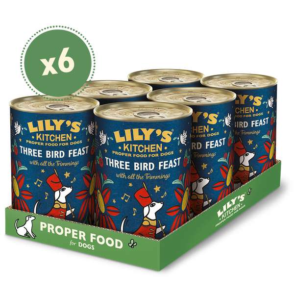 Lily’s kitchen wet dog food Christmas tins half price & 30% off - 30 tins £33.42 delivered @ Lilly's Kitchen
