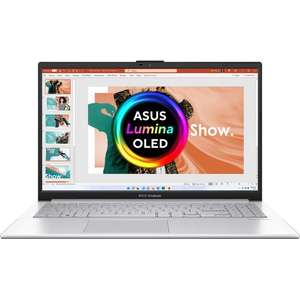 Asus Vivobook 15.6 FHD OLED 400Nits 100% DCI-P3 AMD Ryzen 5 8GB DDR5 256 SSD Win11 Laptop