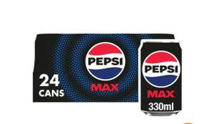 Pepsi Max No Sugar Cola Cans 24x330ml x 2 - Nectar Price
