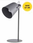 Wilko Slate Domed Task Lamp now £4.50 + Free Collection (Limited Stores) @ Wilko