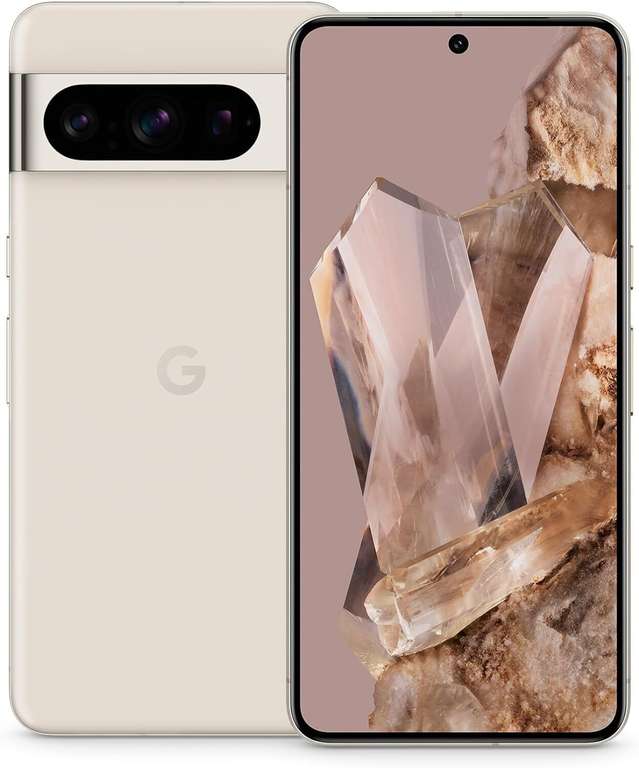 Google Pixel 8 Pro 5G 128GB Smartphone 12GB RAM Dual-SIM-Free - Porcelain - New - Sold by cheapest_electrical