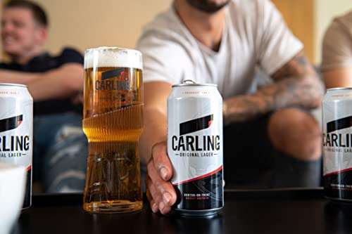 Carling Original Lager 24 x 440 ml (cans) - £13.33 With Voucher @ Amazon