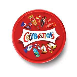 Celebrations Milk Chocolate & Biscuit Bars Sharing Tub 600g / Cadbury Heroes 550g + £1 Cashback Via Rewards App