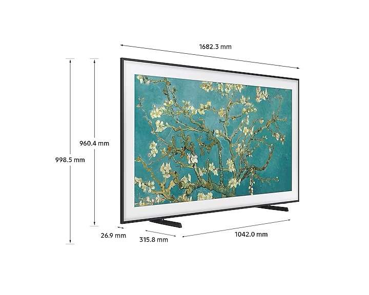 75" The Frame LS03B Art Mode QLED 4K HDR Smart TV (2023) £1,999.20 With Code / £1,359.20 With Code + Trade In @ Samsung