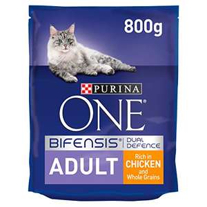 6.4Kg Purina ONE Light Chicken and Wheat, (4 x 800g per pack) min order 2 = £8.40 @ Amazon