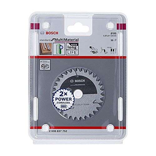 Bosch Professional 2608837752 Standard Blade for Multi Material (85 x 15 x 1.5 mm)