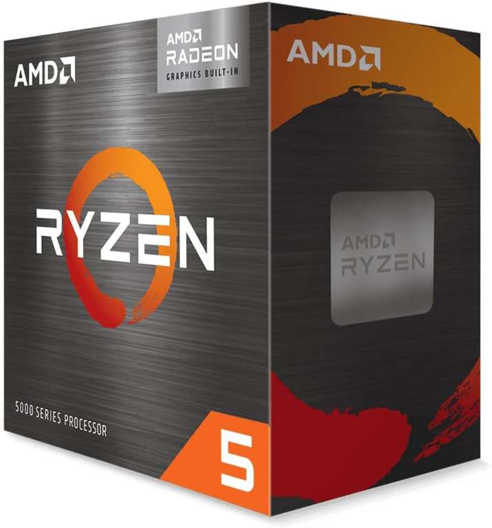 AMD Ryzen 5 5600G 6-core, 12-Thread Processor with Wraith Stealth Cooler, up to 4.4GHz