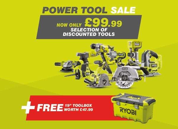 Get a FREE Toolbox when buying a selected bare Tool for only £99.99