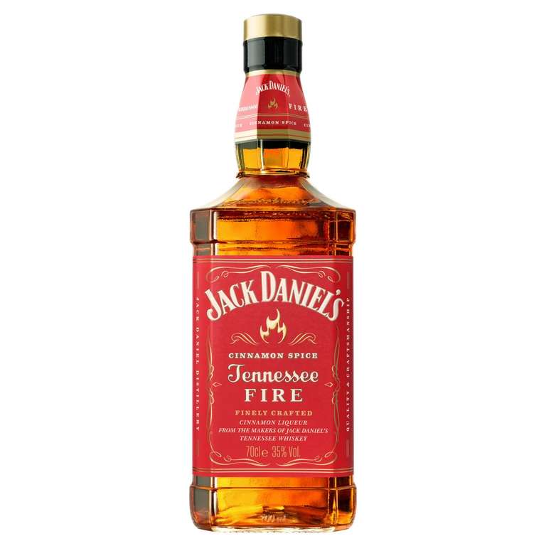 Jack Daniels' Tennessee Fire Cinnamon Whiskey 70cl £17 with Nectar @ Sainsburys