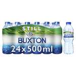 Buxton Still Natural Mineral Water 24x500ml - £4.50 @ Amazon