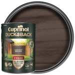 Cuprinol 5 Year Ducksback Matt Shed & Fence Treatment, 5L - 10 Colours - £10 (Free Click & Collect) @ Wickes