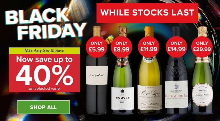 Save 25% on Fine Wine when you buy 6+ bottles @ Majestic