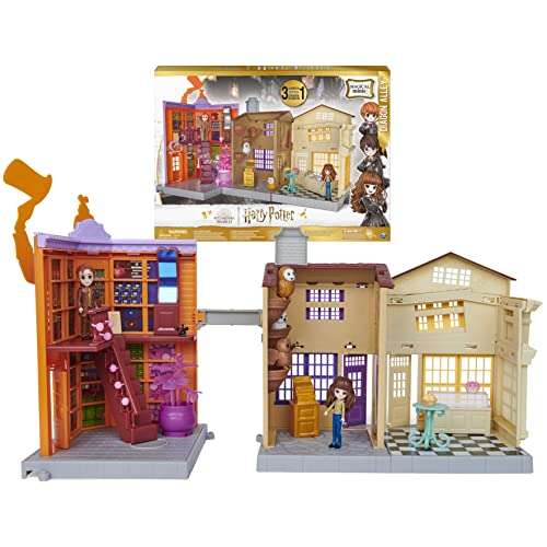 Wizarding World Harry Potter, Magical Minis Diagon Alley 3-in-1 Playset with Lights and Sounds (Selected Accounts)