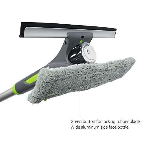 Amazon Brand Extendable Window Squeegee with Spray, Aluminum Extension Pole £19.39 @ Amazon