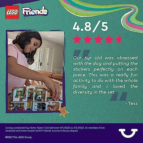 LEGO 41730 Friends Autumn's House, Dolls House Playset - £40.10 @ Amazon