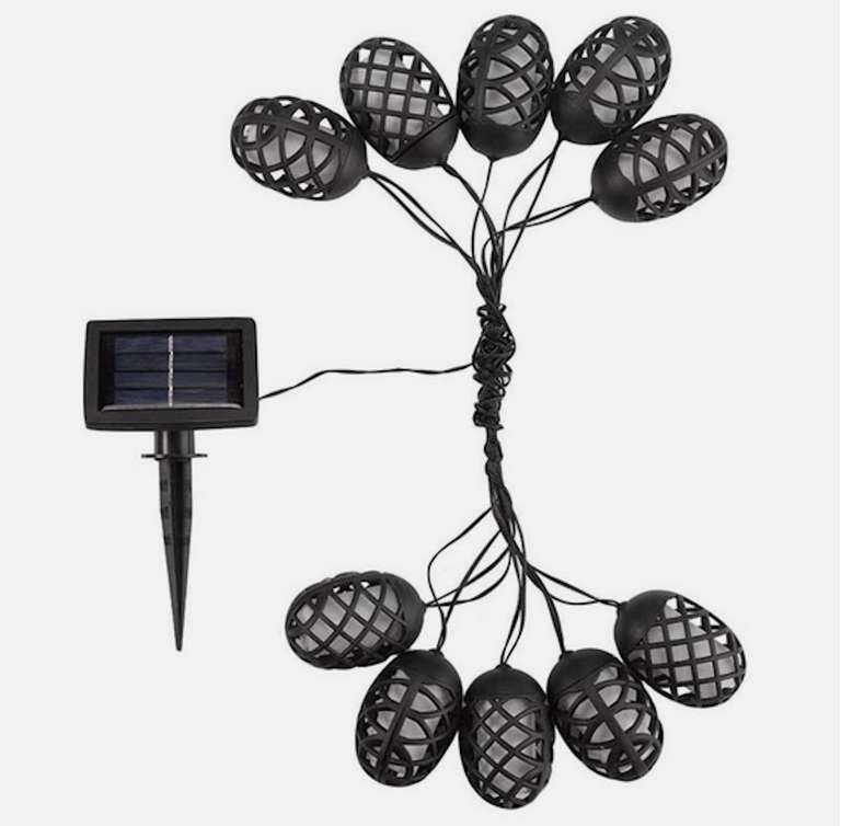 Smart Solar 10 Cool Flame Outdoor Solar String Lights (Free C&C)