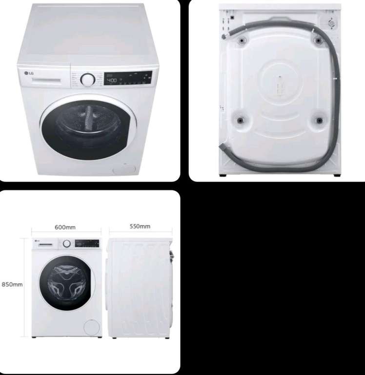 LG F2T208WSE 8kg Stain Care Washing Machine £322.15 with code @ hughes-electrical / eBay