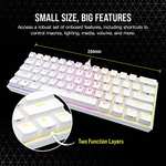 Corsair K65 RGB MINI 60% Mechanical Gaming Keyboard [WHITE] [UK QWERTY] £79.99 @ Amazon