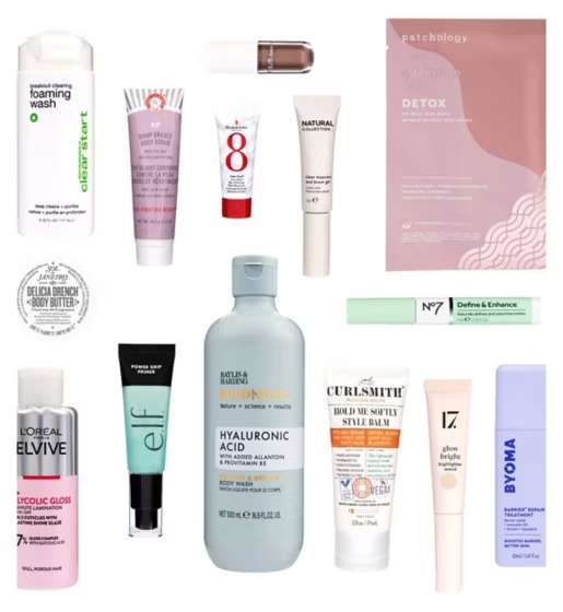 Boots Beauty New & Trending Beauty Box - 14 Products (9 Full Size) Worth £145.81