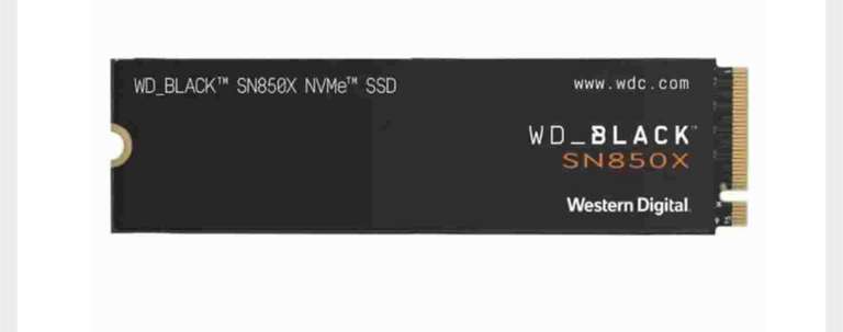 Western Digital 2TB SSD SN850X Black NVMe Internal Solid State Drive – Read 7300 / Write 6600MBs £116.90 with code @ TechNextDay