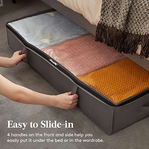Lifewit Under Bed Storage Containers 3 Pack, Large with code sold by Lifewit Home UK