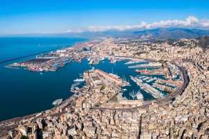 Direct return flight from Manchester to Genoa (Italy), 15 to 19 April via Ryanair
