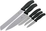 Victorinox SwissClassic 6.7133.5G 5-piece kitchen knife set, black - Lifetime warranty