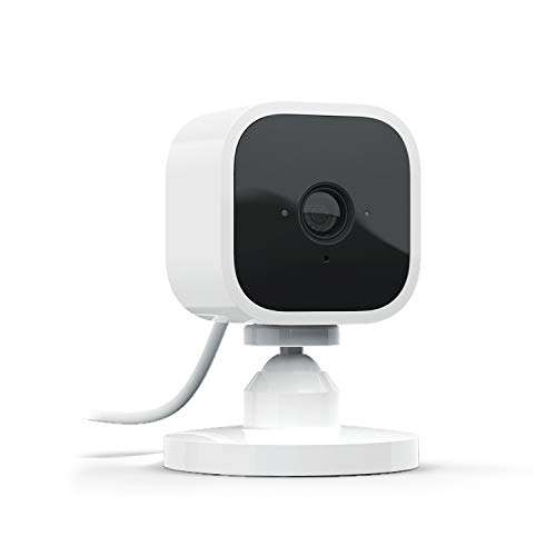 Blink Mini | Compact indoor plug-in smart security camera, 1080p HD video - With 33% Voucher (selected accounts) £20.09 @ Amazon