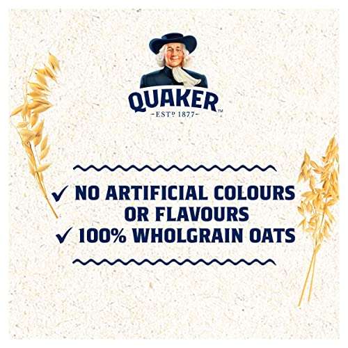 Quaker Oats Oat So Simple Original Porridge Sachets (Case of 60) £6.82 @ Amazon (5% voucher and subscribe and save available)