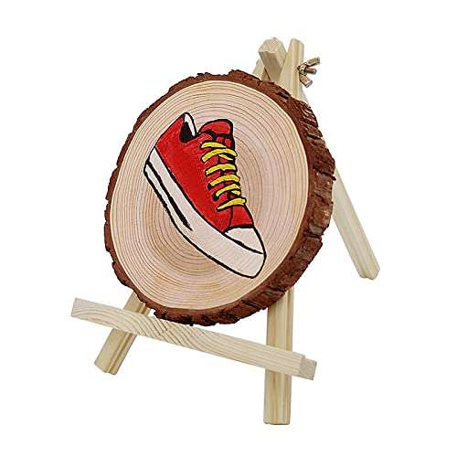 Wooden Log Slices- 30 Pieces Discs 6-7cm Drilled Hole Natural Slices Sold by LONGINTO LIMITED FBA