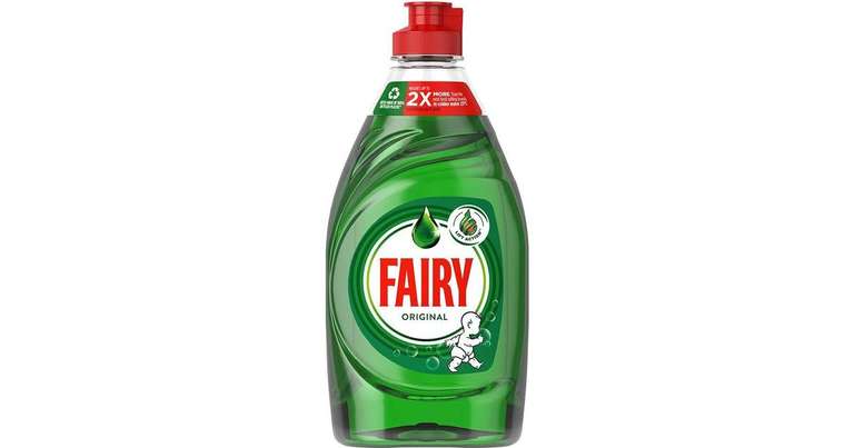 Fairy Washing Up Liquid 383ml 25p / 1190ml for 75p / 780ml for 75p (Limited Stores, Free Click and Collect) @ Wilko
