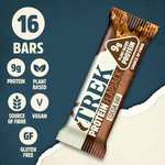 JC's Trek High Protein Flapjack Cocoa Oat - Gluten Free - Plant Based - Vegan Snack - 50g x 16 bars
