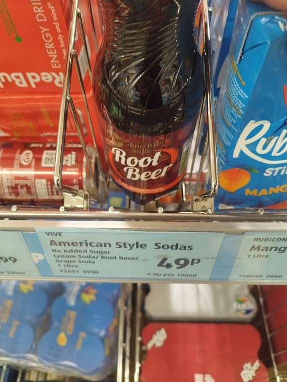 Selection of drinks - Root Beer/Cream Soda/grape soda 1ltr In Huddersfield