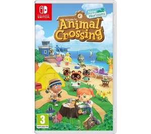 NINTENDO SWITCH Animal Crossing: New Horizons - £33.99 With Code And Collection @ Currys