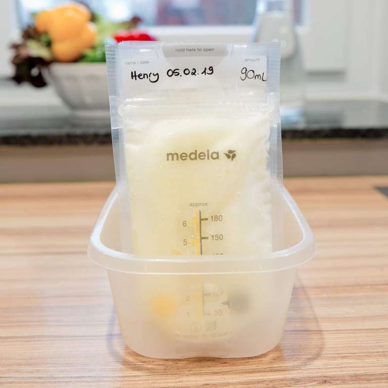 Medela Set of 180 ml Breast Milk Storage Bags x50