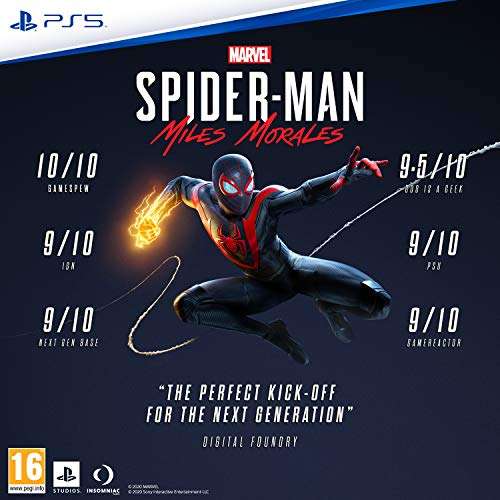 Marvel's Spider-Man Miles Morales (PlayStation 5/4) - £21.99/ Ultimate Edition- £37.99 @ Smyths
