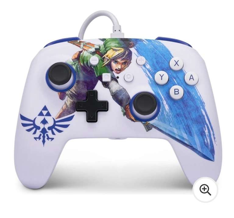 PowerA Enhanced Wired Controller for Nintendo Switch - Master Sword - £7 with Free Collection (Limited Stores) or delivery £4.99 @ Smyths