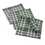 Douceur d'Intérieur Traditional Table Linen, Khaki, 45 x 45 cm - 3 Pack