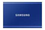 Samsung T7 Portable SSD - 1 TB - USB 3.2 Gen.2 External SSD Indigo Blue - £72.99 @ Amazon