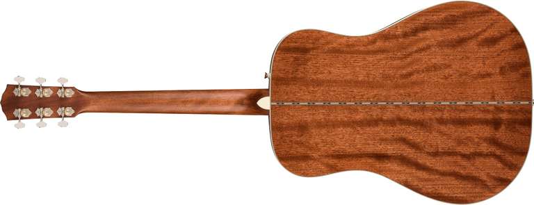 Fender PD-220E Dreadnought Acoustic Guitar, Ovangkol Fingerboard,Natural, includes a Hardshell Guitar Case