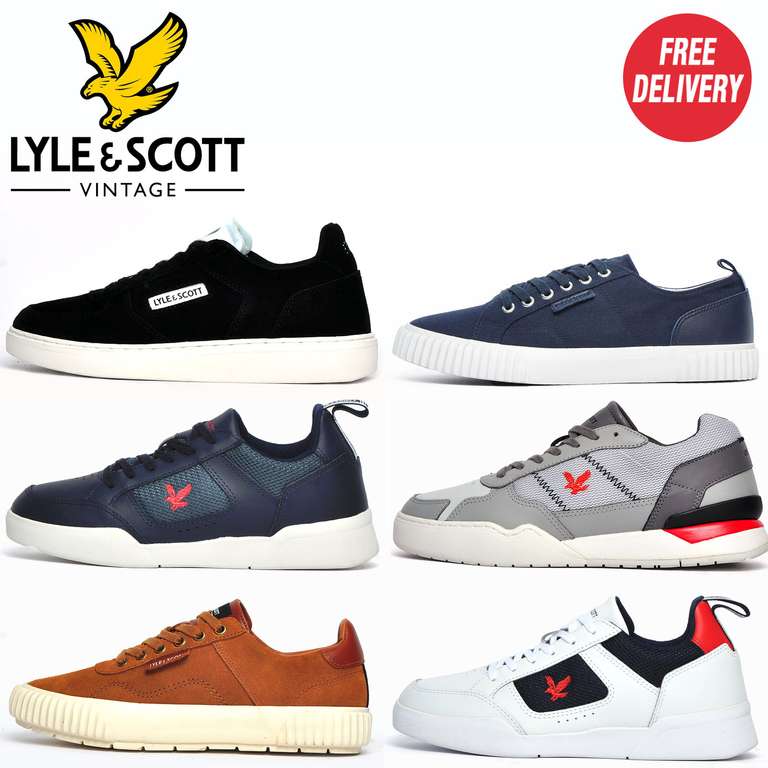 Up to 50% off Lyle and Scott Trainers plus Extra 20% off with Code + Free Delivery From Express Trainers