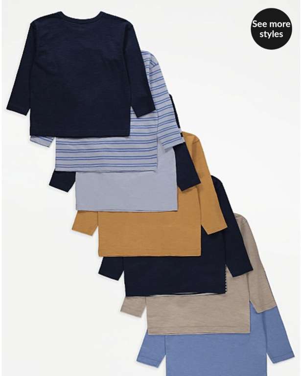 Assorted Striped Print Long Sleeve Tops 