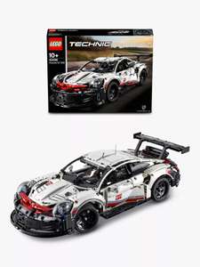 LEGO Technic 42096 Collectable Car Models Porsche 911 RSR Race Car £85 Delivered @ John Lewis & Partners