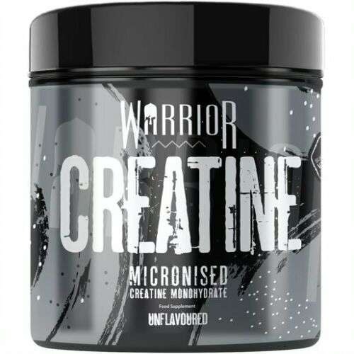 Warrior Creatine Monohydrate Powder 300g 100% Pure Micronized 60 Servings £9.59 with code @ ebay / bodybuildingwarehouse