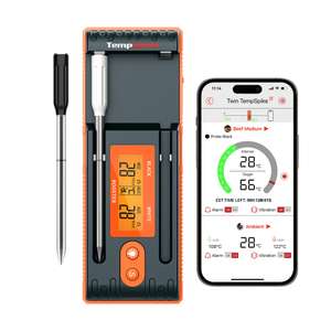 ThermoPro Twin TempSpike 150m Wireless Meat BBQ Thermometer (Prime price) w/voucher + ThermoPro TP02S Sold By ThermoPro UK F/B Amazon