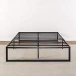 ZINUS 35.56 cm Metal Platform Bed Frame with Steel Slat Support/Mattress Foundation, Black Single, double, king available.