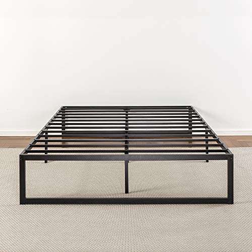 ZINUS 35.56 cm Metal Platform Bed Frame with Steel Slat Support/Mattress Foundation, Black Single, double, king available.